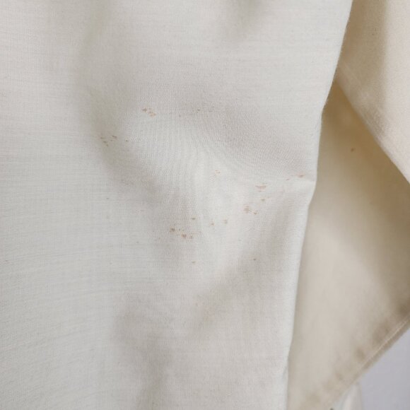 1970s Pierre Cardin Garcon Vintage Dress Shirt in Ivory Size L - Picture 7 of 10